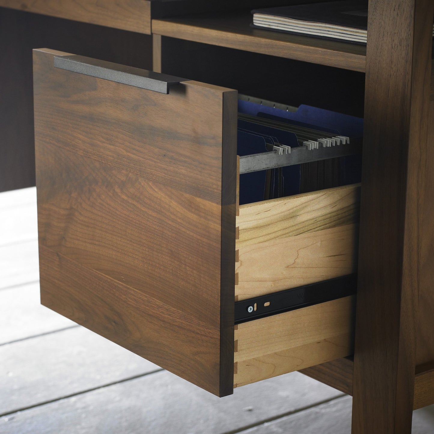 Phase Walnut Executive Desk