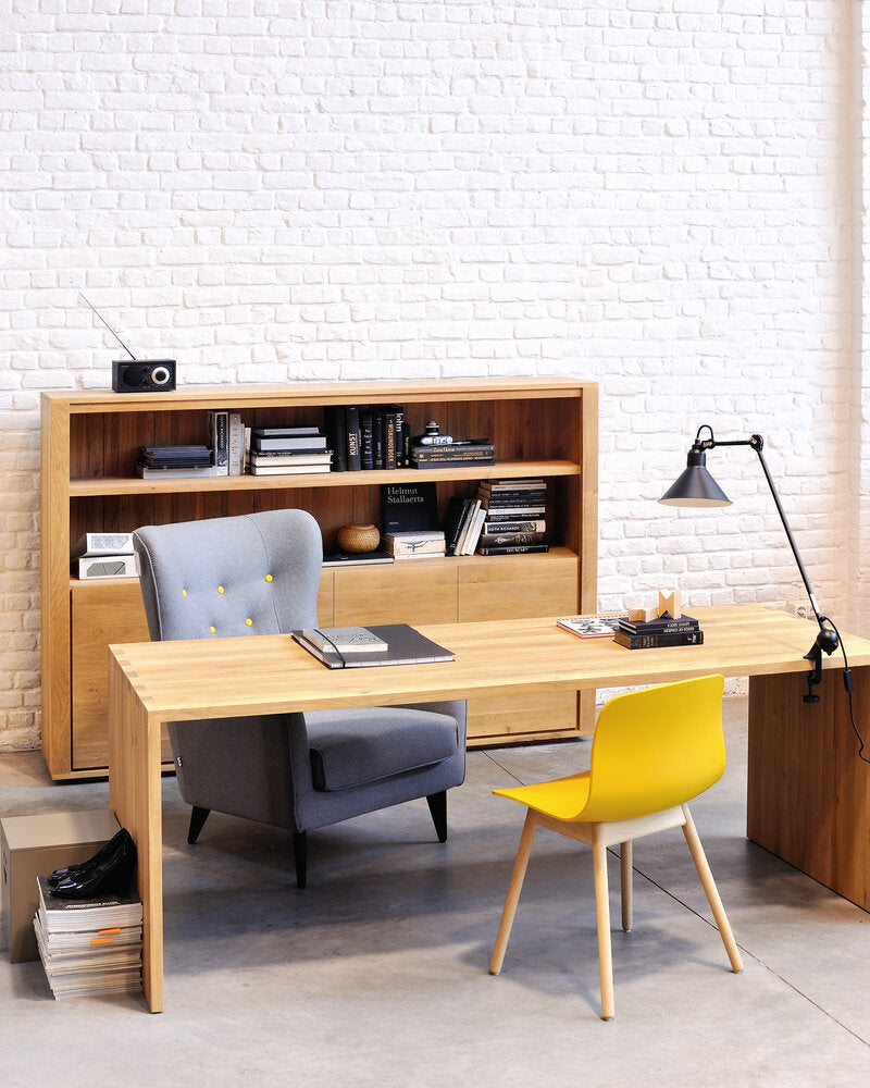 Oak U Desk