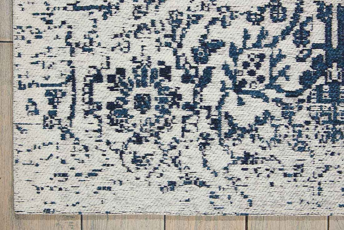 Damask Ivory/Navy