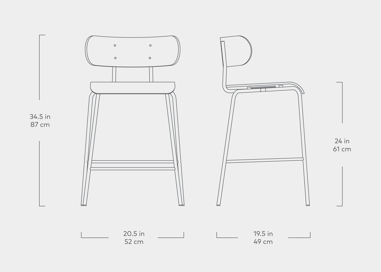 Bantam Counter Stool