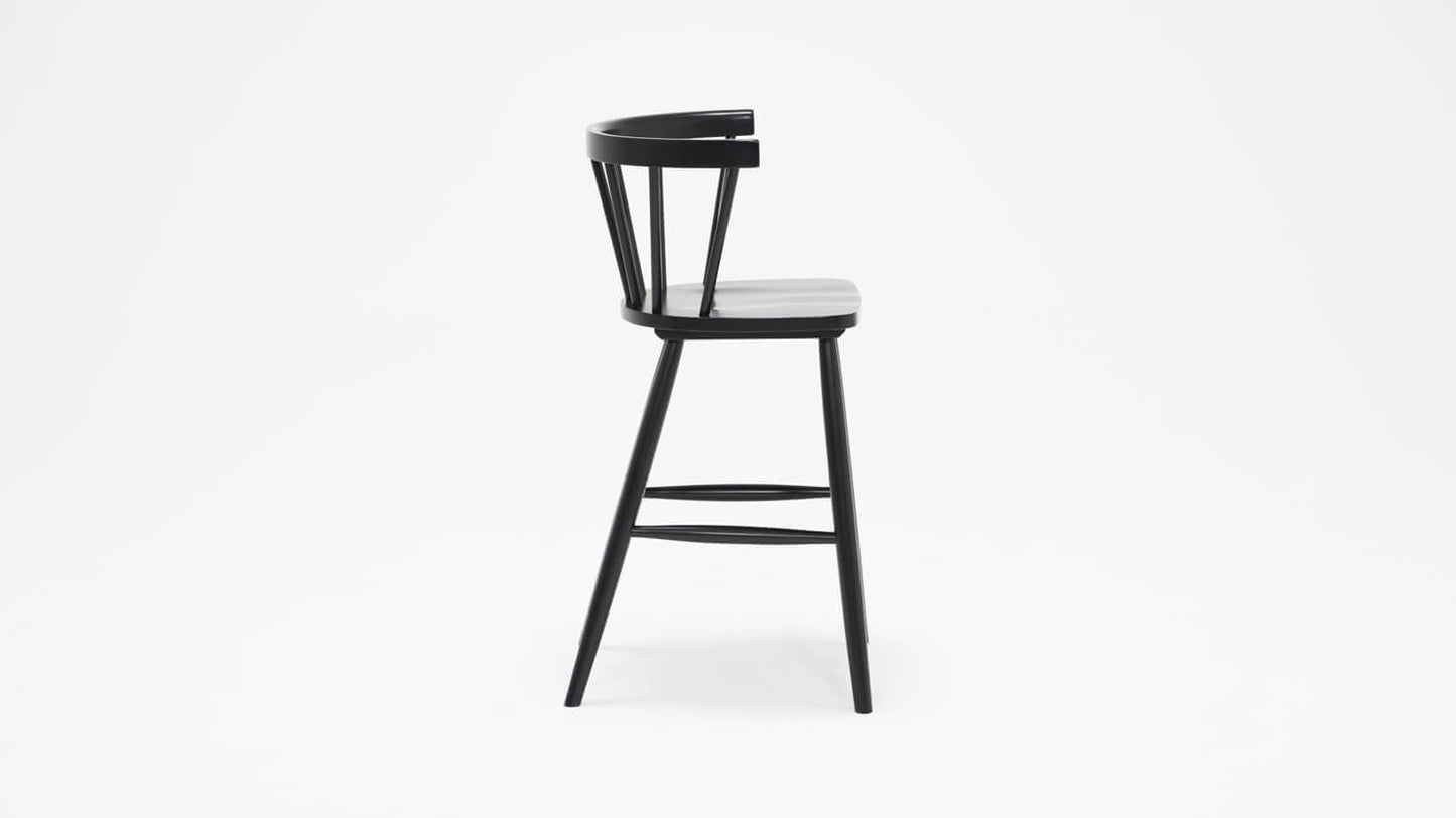 Lyla arm counter stool