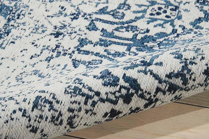 Damask Ivory/Navy