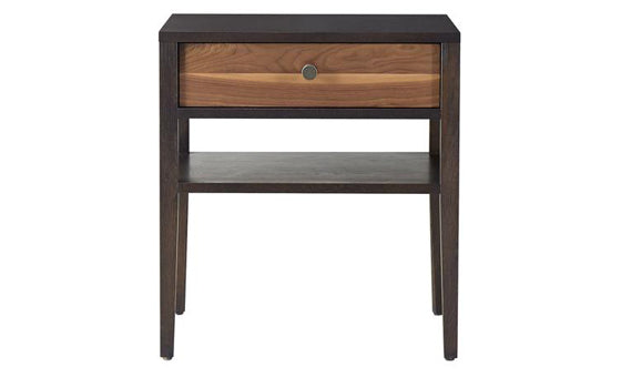 Hayden Night Table Walnut Stripe