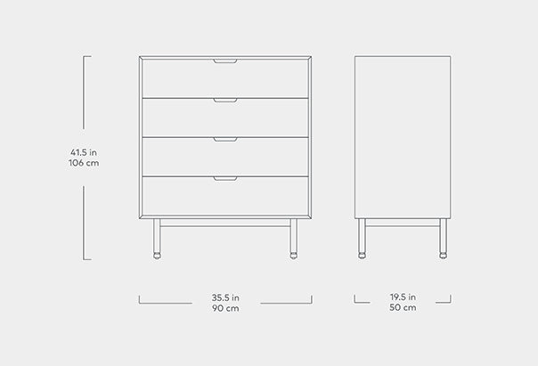 Munro 4 Drawer Dresser