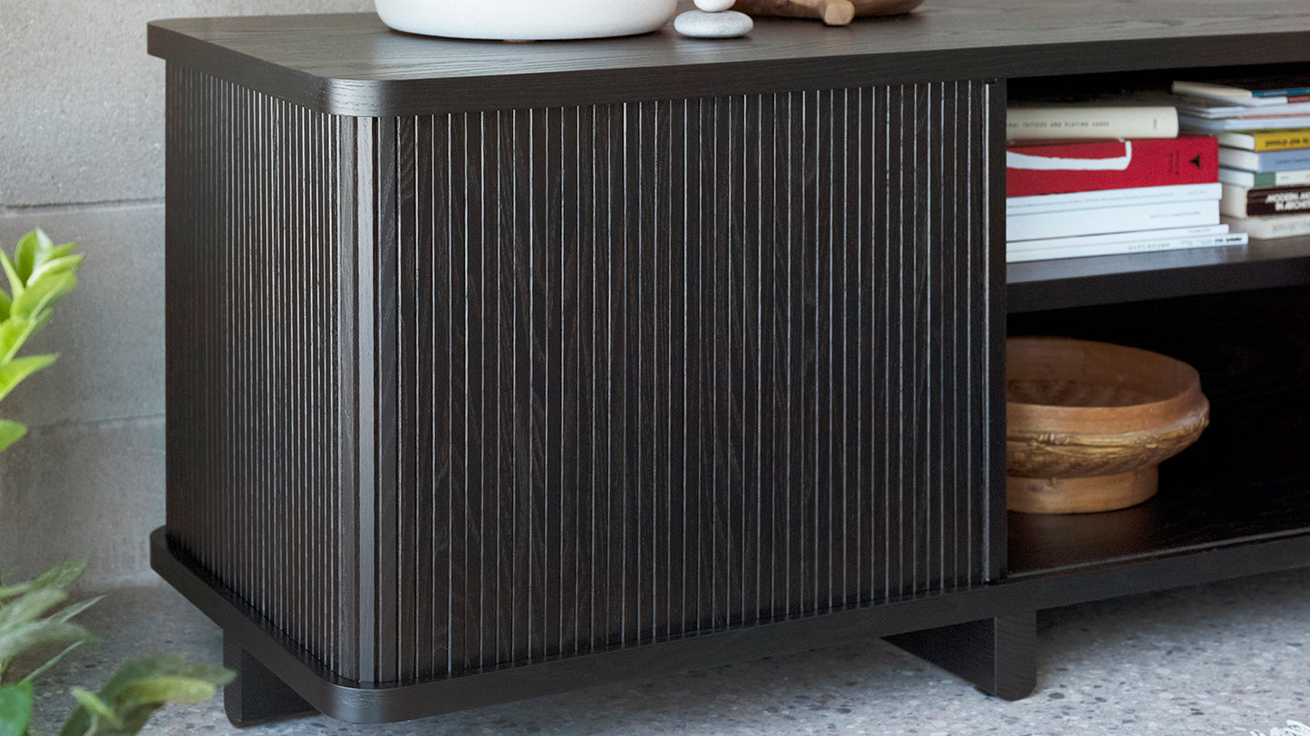 Tambour 86" Credenza