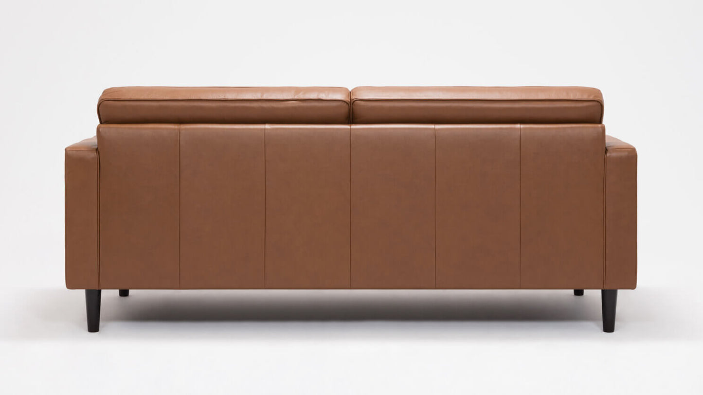reverie 75" apartment sofa leather