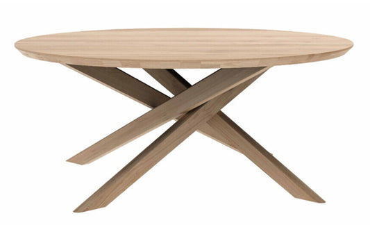 Mikado Oak round coffee table
