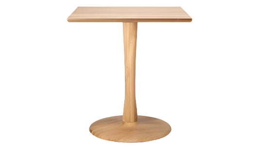 Torsion Oak square dining table