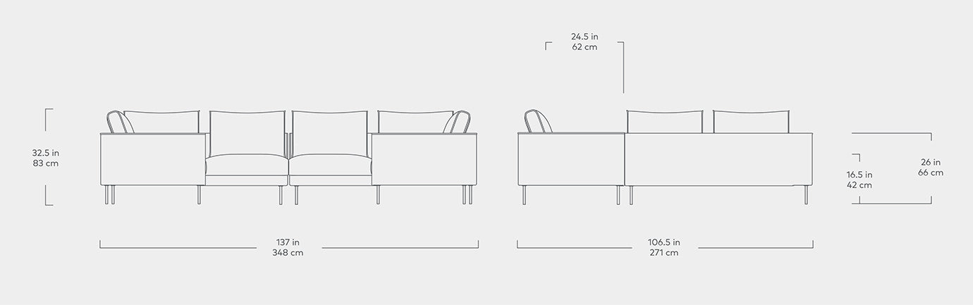 Renfrew U-Shaped Sectional