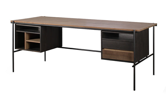 Oscar Teak Desk with drawers