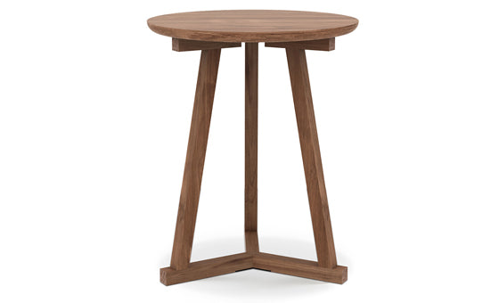 Tripod Teak side table