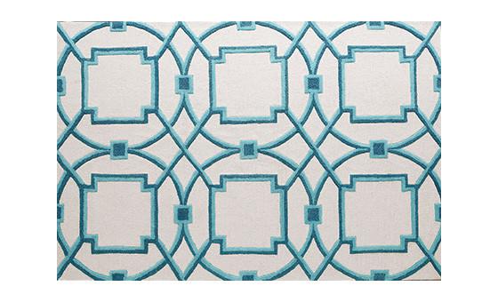 accent in style with the arabesque rug from attica