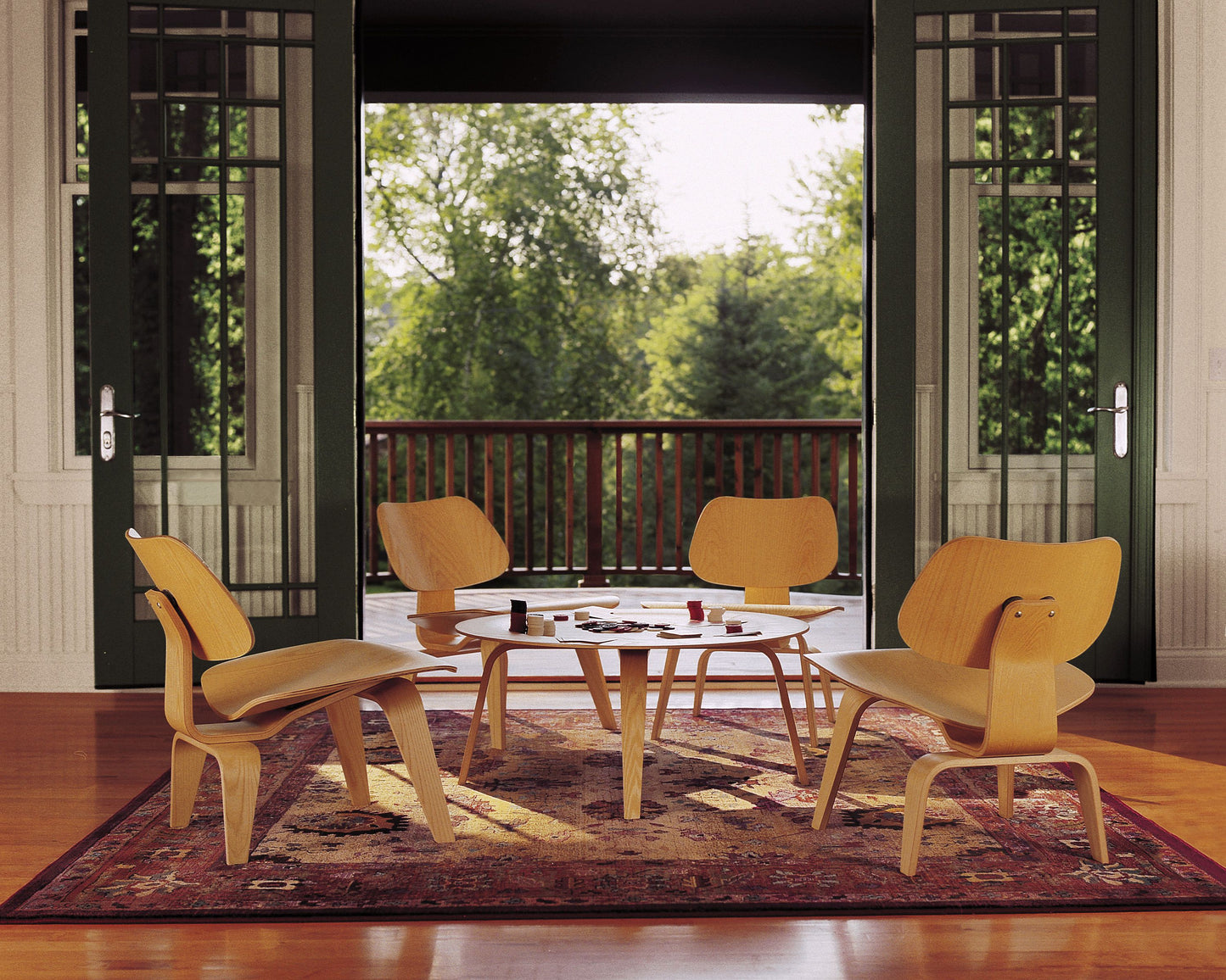 Eames® Molded Plywood Coffee Table Wood Base