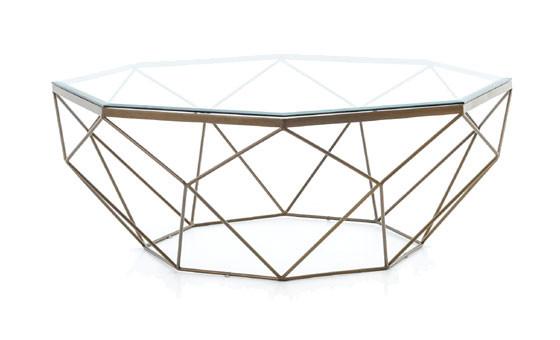 Geometric coffee table