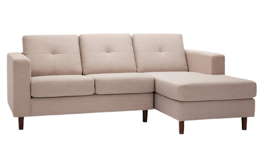Solo 2 Piece Sectional with Chaise Fabric