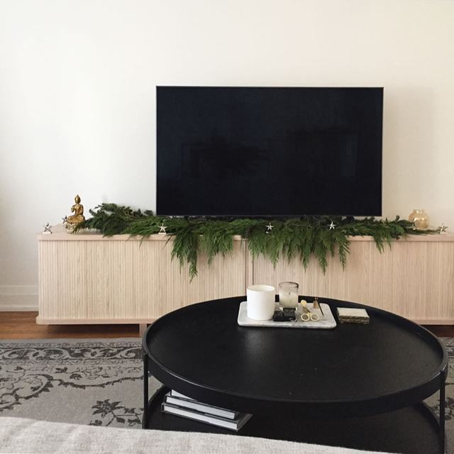 Sage round coffee table
