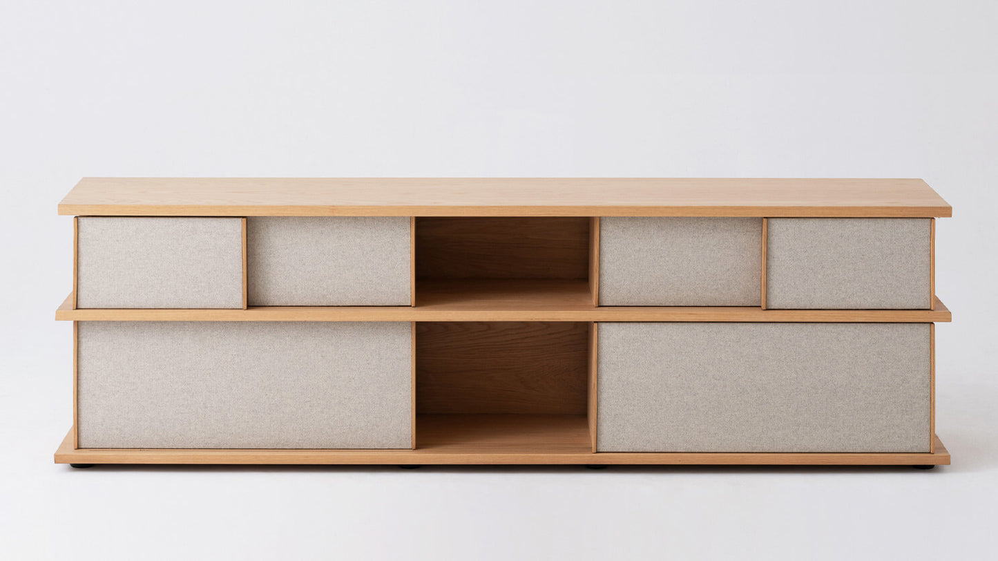 Plank 83" Media Unit