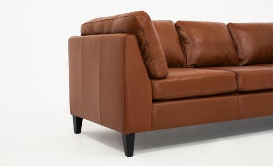 Salema 88"  sofa leather