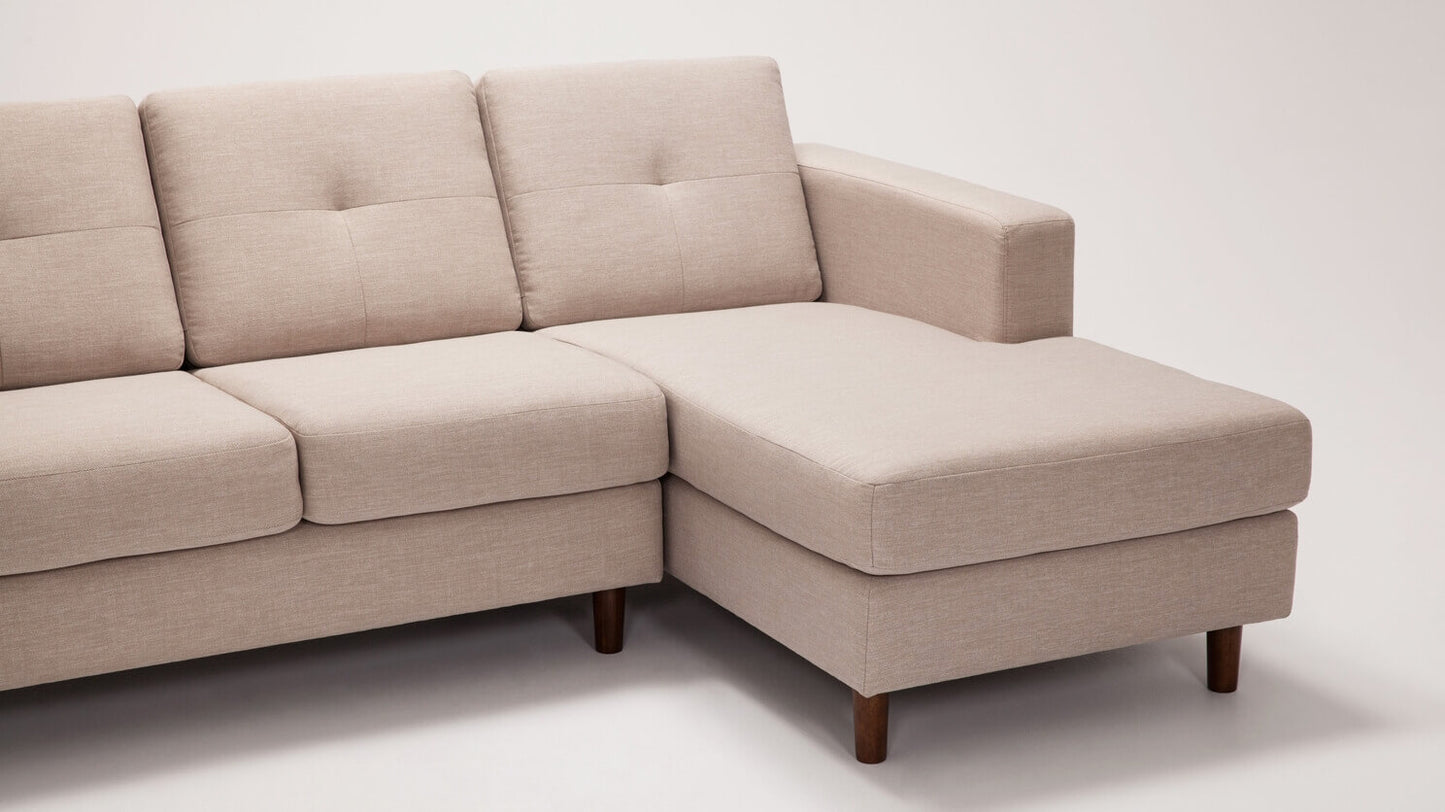 Solo 2 Piece Sectional with Chaise Fabric
