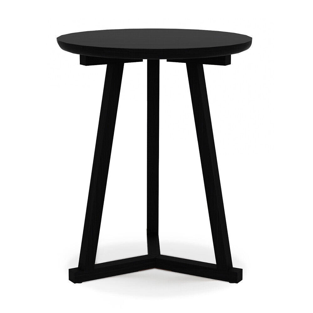Tripod Oak side table