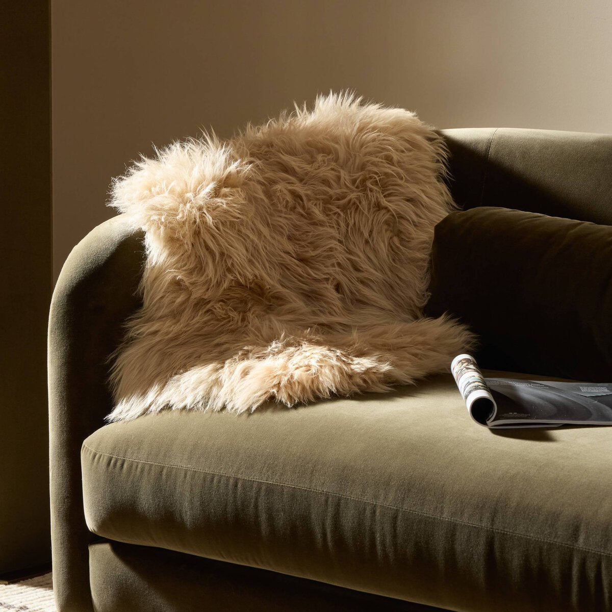 Lalo Lambskin Throw