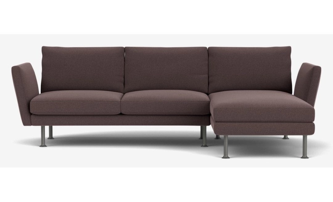 Form 2-Piece Sectional with Chaise Fabric