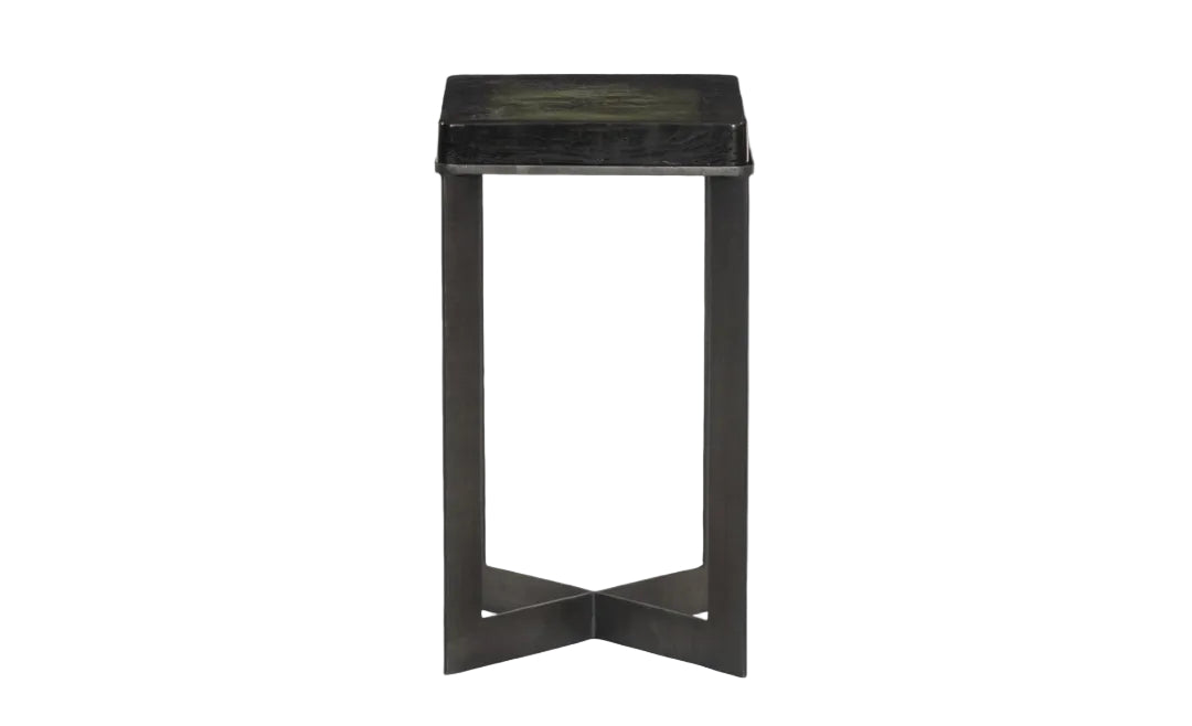 Lennie Cast Glass End Table