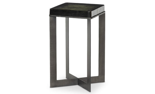 Lennie Cast Glass End Table