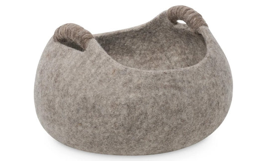 Modwool Felt Handle Basket - small