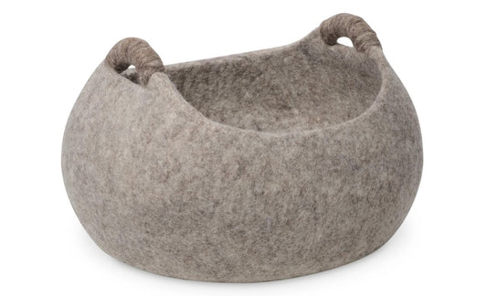 Modwool Felt  Handle Basket - large