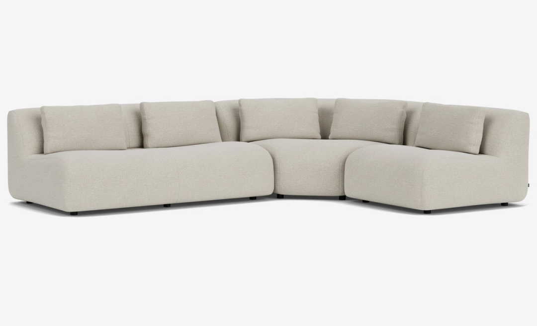 Bird 3-Piece Angled Corner Sectional