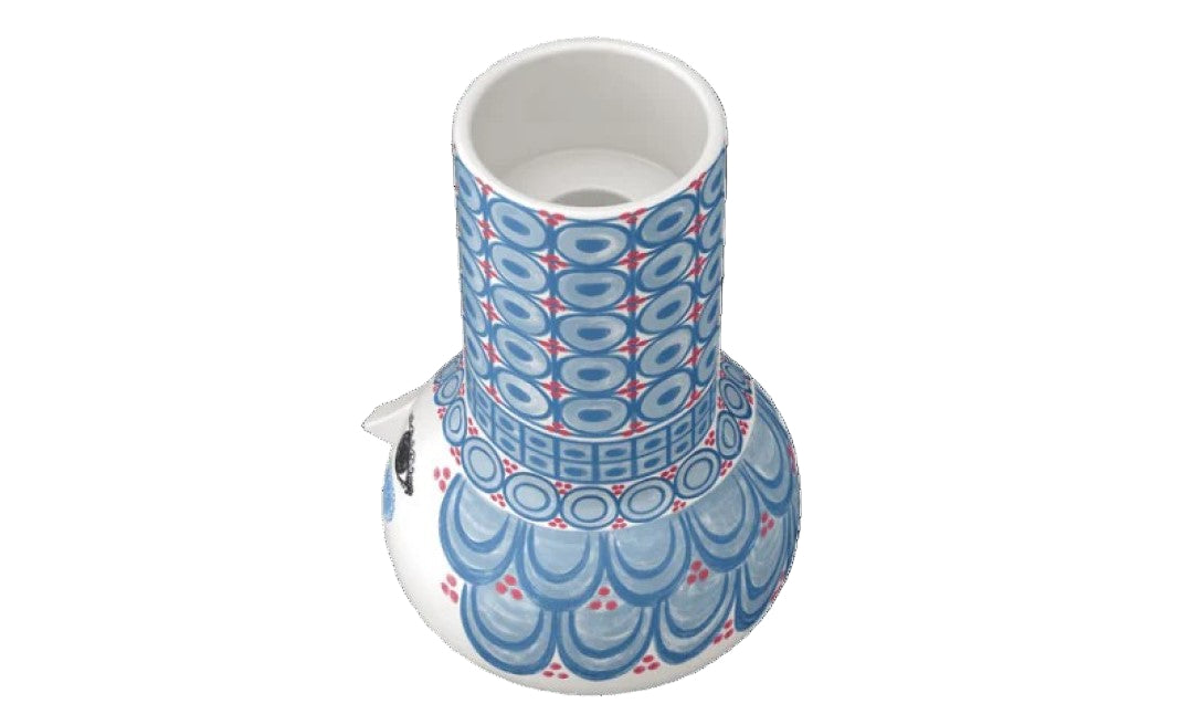 Olga Candle Holder, Light Blue