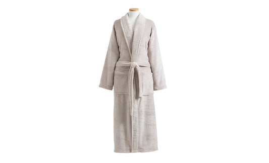 Sheepy Fleece Robe Dove Grey