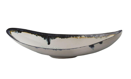 Glass Drip Canoe Bowl