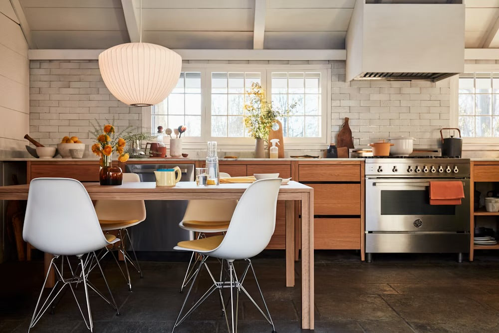 Eames® Molded Plastic Side Chair with Seat Pad