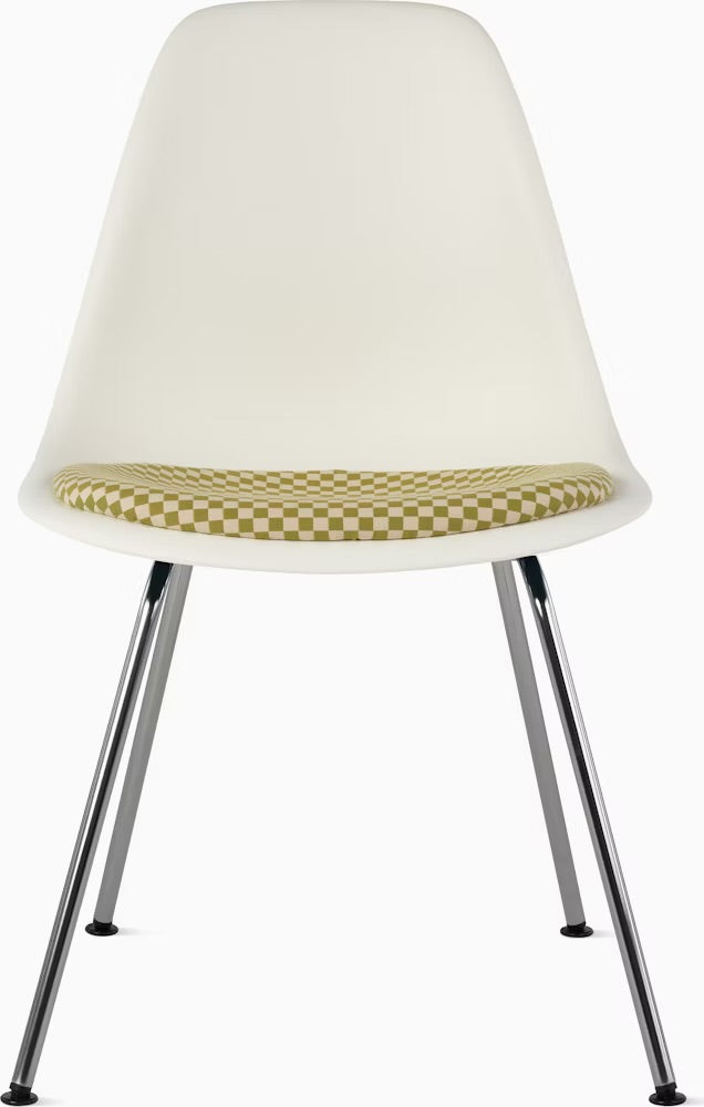 Eames® Molded Plastic Side Chair with Seat Pad