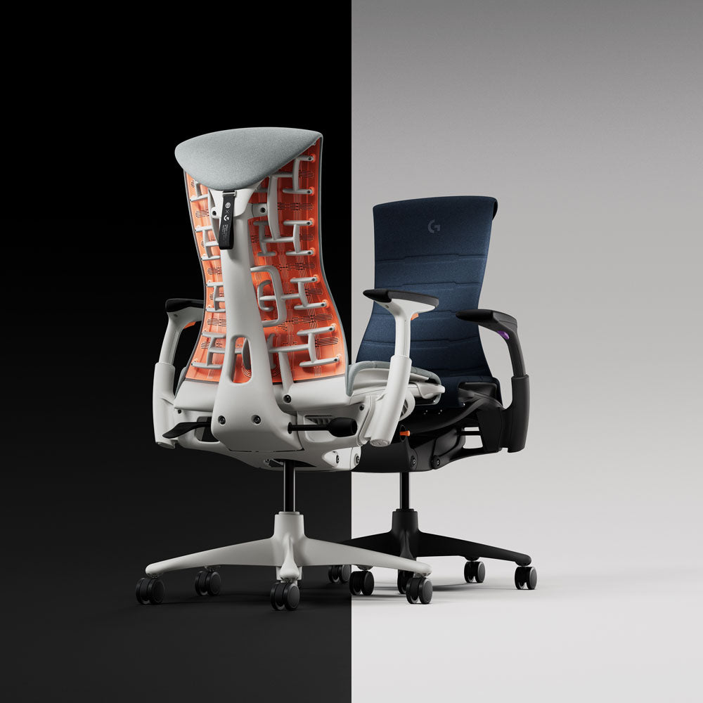 Herman Miller X Logitech G Embody® Gaming Chair Ignite/Mineral/White