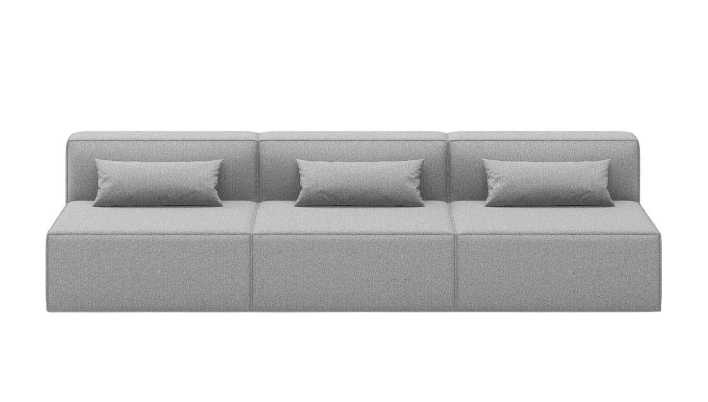 Mix Modular 3-PC Armless Sofa