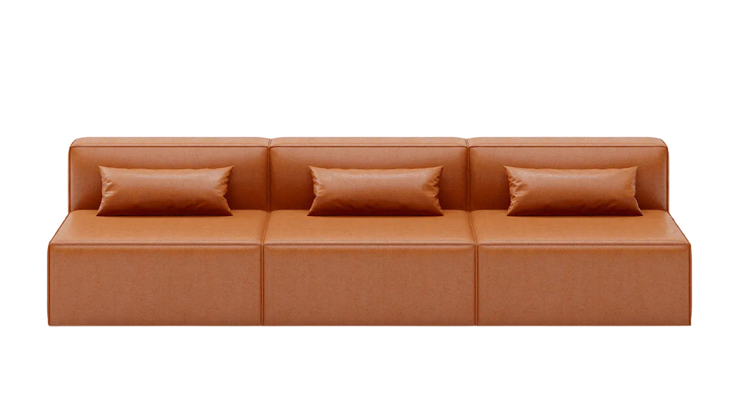 Mix Modular 3-PC Armless Sofa