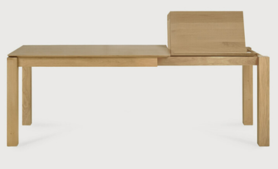 Slice extendable dining table