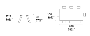 Icaro Rectangular