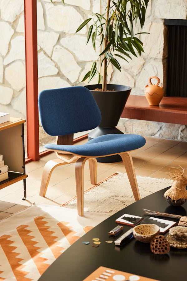 Eames Upholstered Molded Plywood Lounge Chair