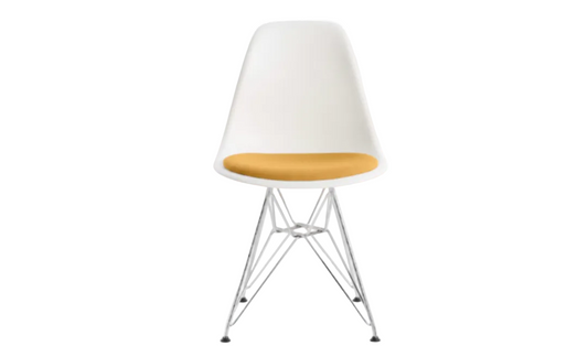 Eames® Molded Plastic Side Chair with Seat Pad
