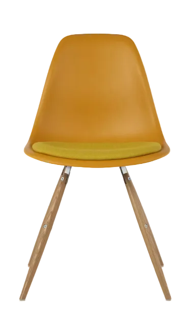 Eames® Molded Plastic Side Chair with Seat Pad