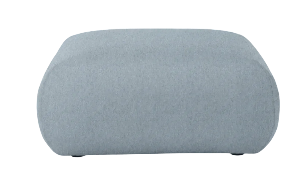 Luva Modular Ottoman in Cozy Heathered Blue Grey