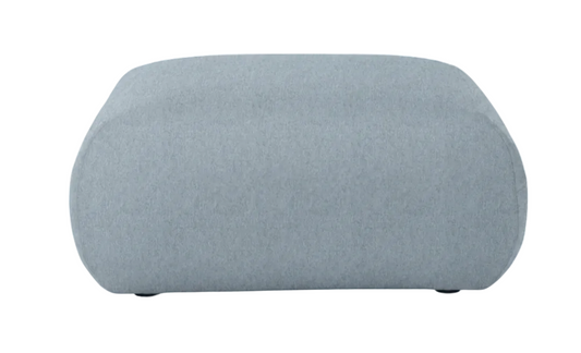 Luva Modular Ottoman in Cozy Heathered Blue Grey