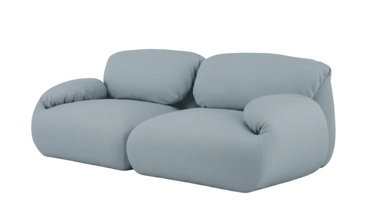 Luva Modular Sofa in Cozy Heathered Blue Grey