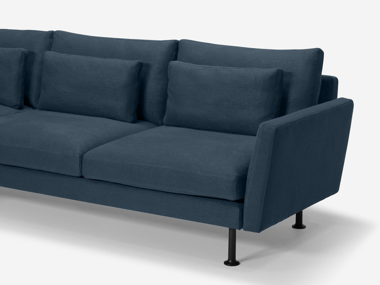 Form 2-Piece Sectional with Backless Chaise fabric