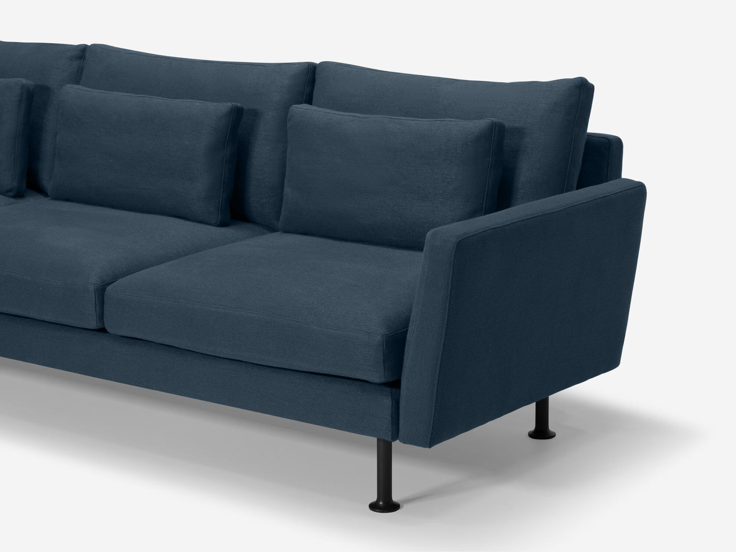 Form 2-Piece Sectional with Backless Chaise fabric