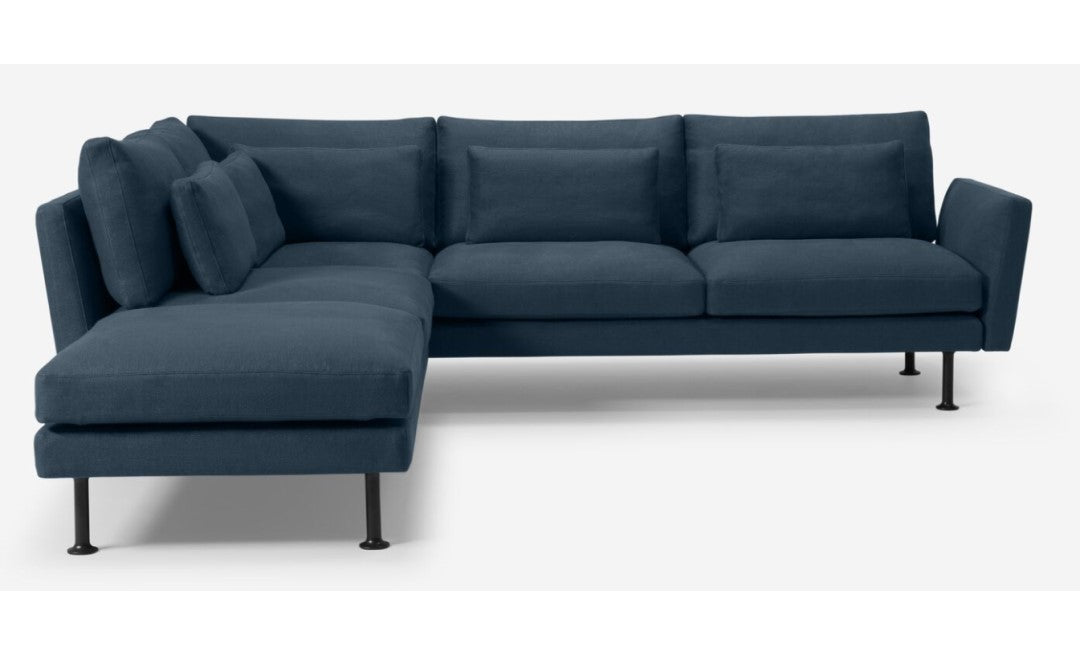 Form 2-Piece Sectional with Backless Chaise fabric